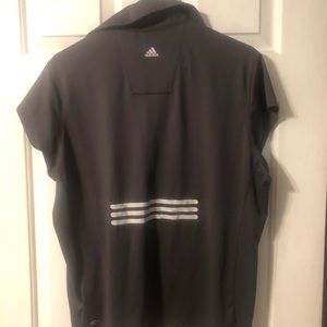 Charcoal grey Adidas polo